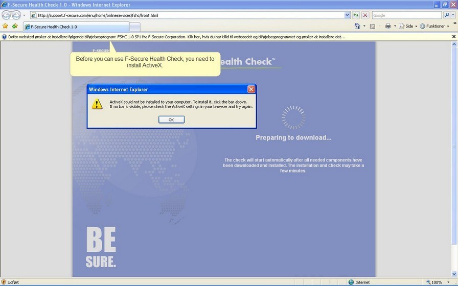 F-Secure sundheds check