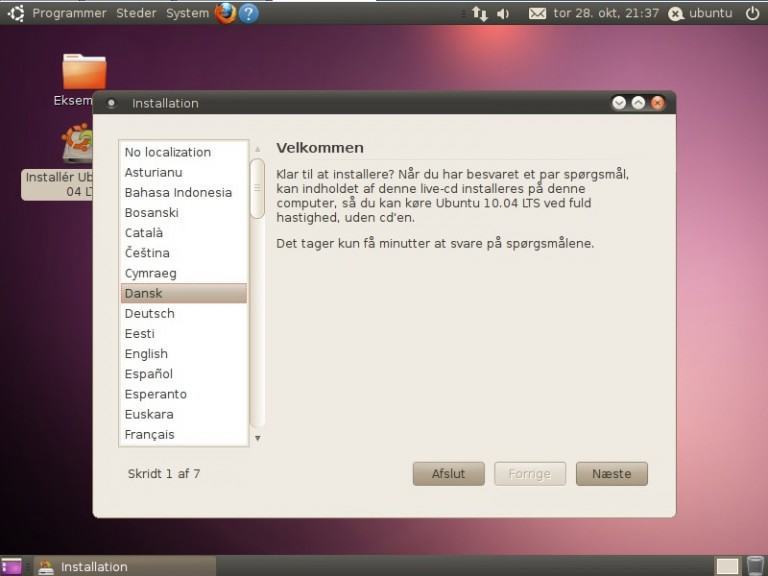 Ubuntu install