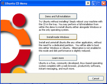 Ubuntu Live CD