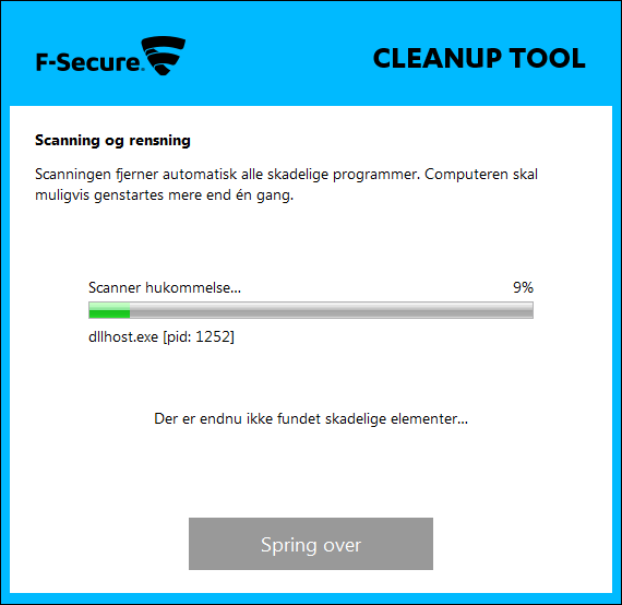F-Secure installation i billeder