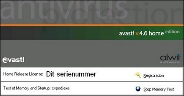 Avast Indstillinger
