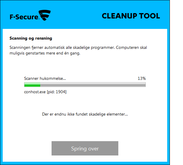 F-Secure Antivirus installation