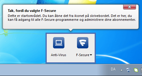 F-Secure Antivirus Installation