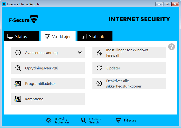 f secure internet sikkerhed vÃ¦rktÃ¸j