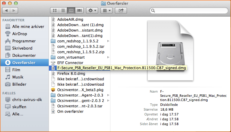 F-Secure Antivirus til mac brugere
