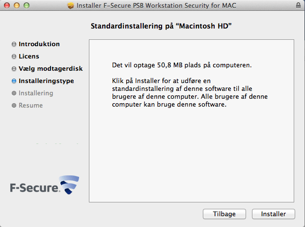 F-Secure 4 mac - beskytter det uerstattelige