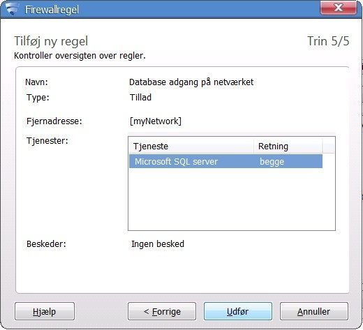 F-Secure Netværks indstillinger