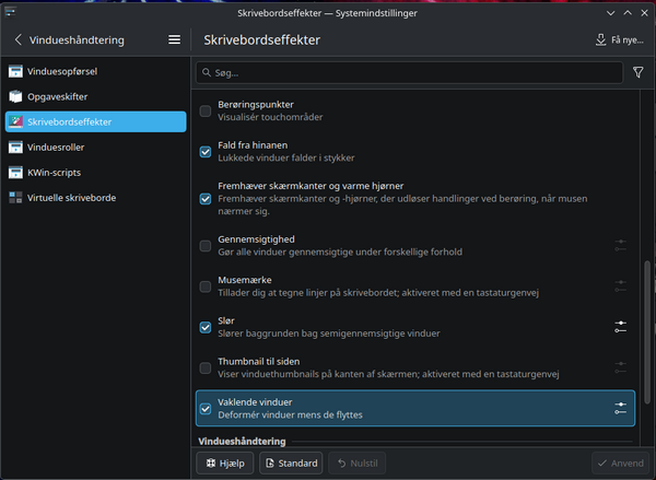 fedora kinite skrivebord sjov
