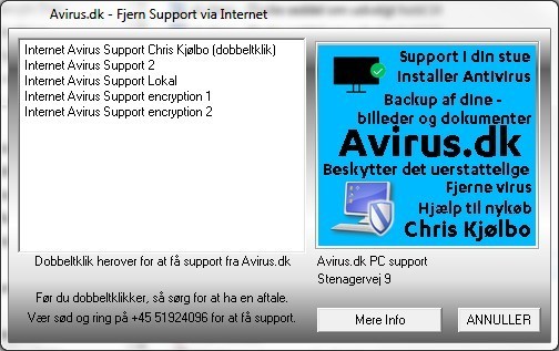 Fjernstyring af din computer