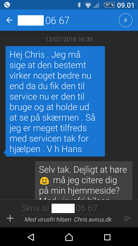 Meget glad for dit arbejde