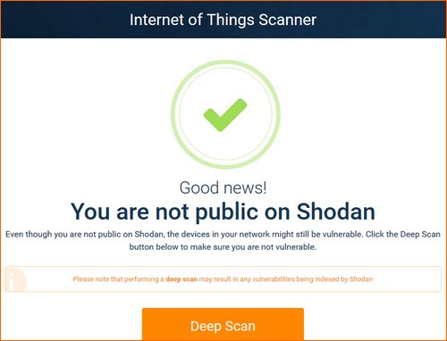 iot scan er ejg fundet i databasen