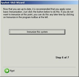 SpyBot efter installation