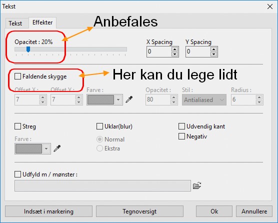 tekst på vandmærke Tekst på vandmærke
